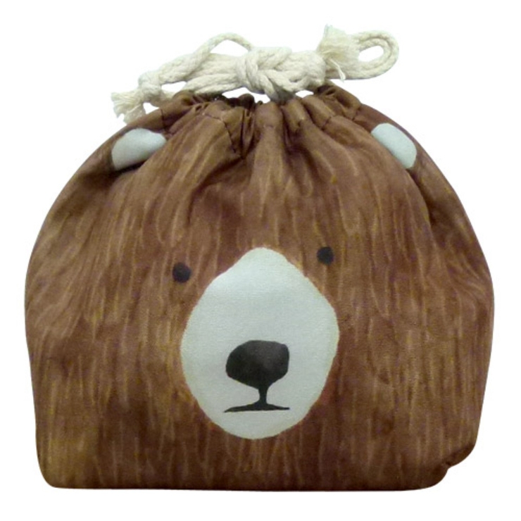 お弁当袋 おかおきんちゃく クマ | livingut | 詳細画像1 