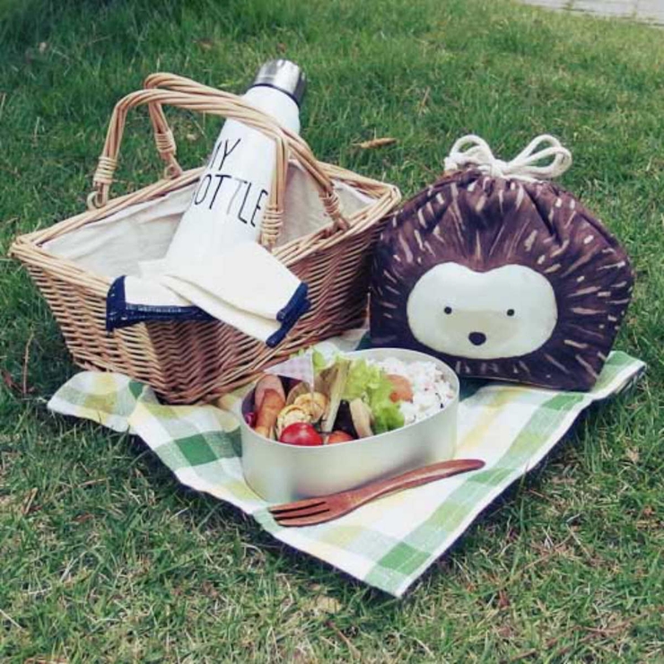 お弁当袋 おかおきんちゃく ハリネズミ | livingut | 詳細画像6 