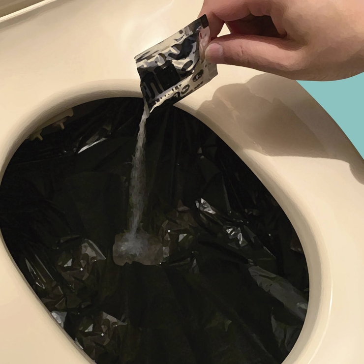 非常用トイレ 緊急用トイレキット 10回 | livingut | 詳細画像11 