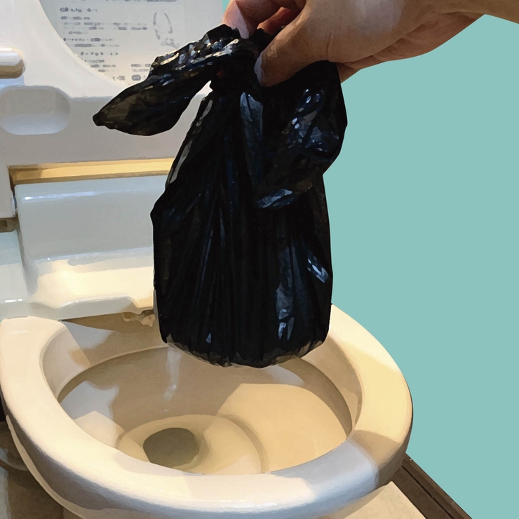 非常用トイレ 緊急用トイレキット 10回 | livingut | 詳細画像13 