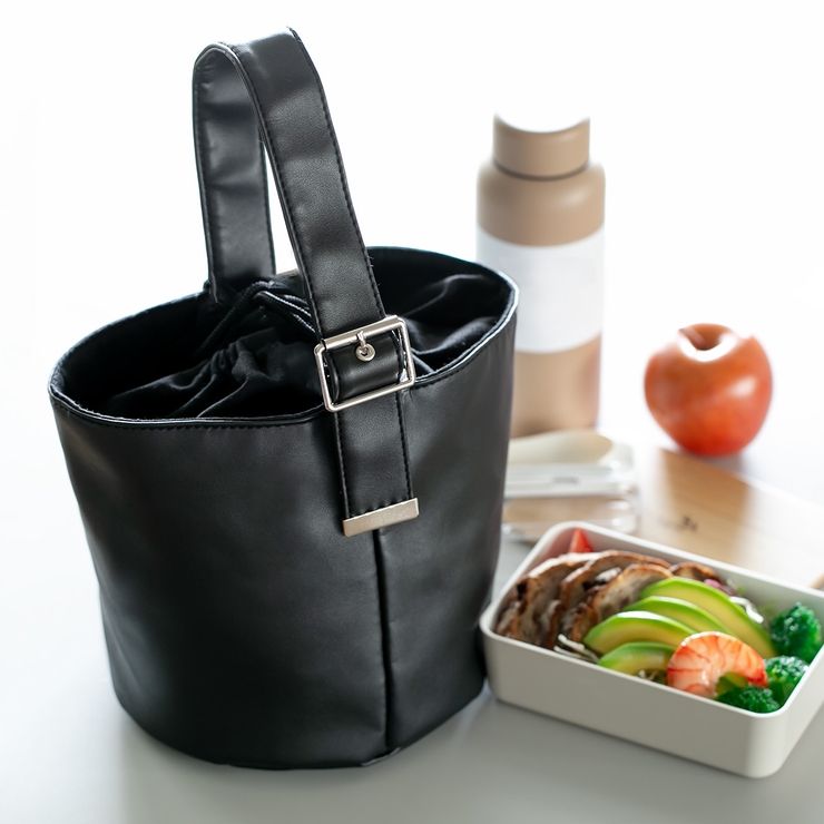ランチバッグ レザー巾着袋 弁当袋 | livingut | 詳細画像5 