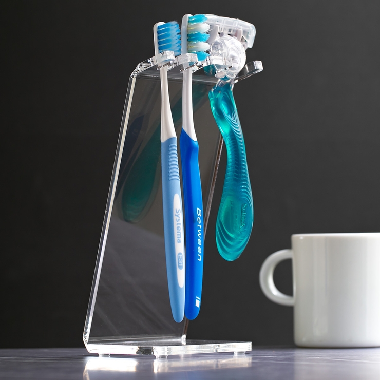 歯ブラシ＆シェーバースタンド amenist アクリル製 | livingut | 詳細画像12 