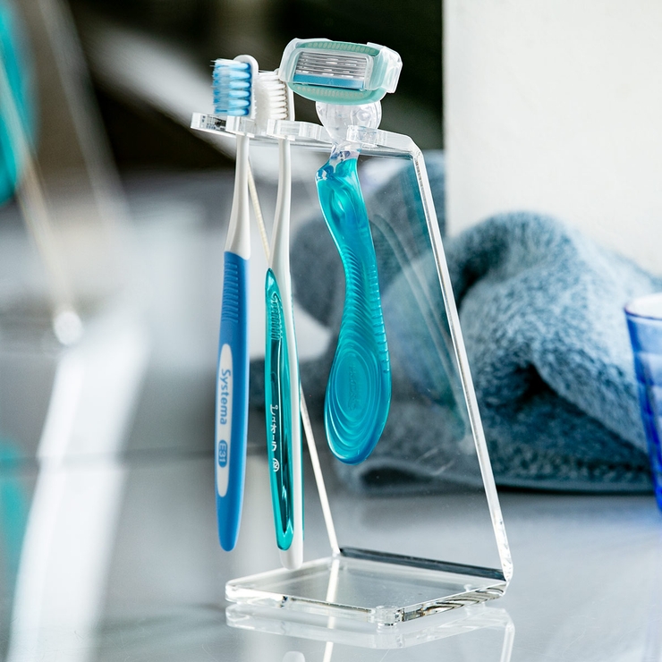 歯ブラシ＆シェーバースタンド amenist アクリル製 | livingut | 詳細画像14 