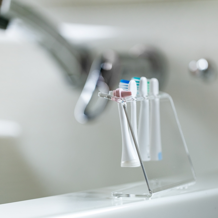 電動歯ブラシスタンド amenist アクリル製 | livingut | 詳細画像12 