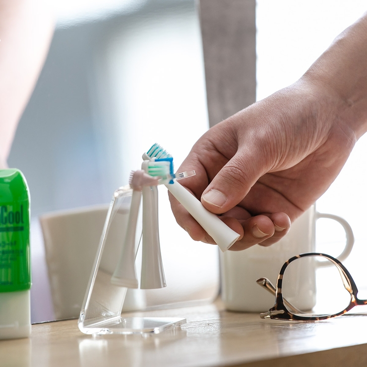 電動歯ブラシスタンド amenist アクリル製 | livingut | 詳細画像16 