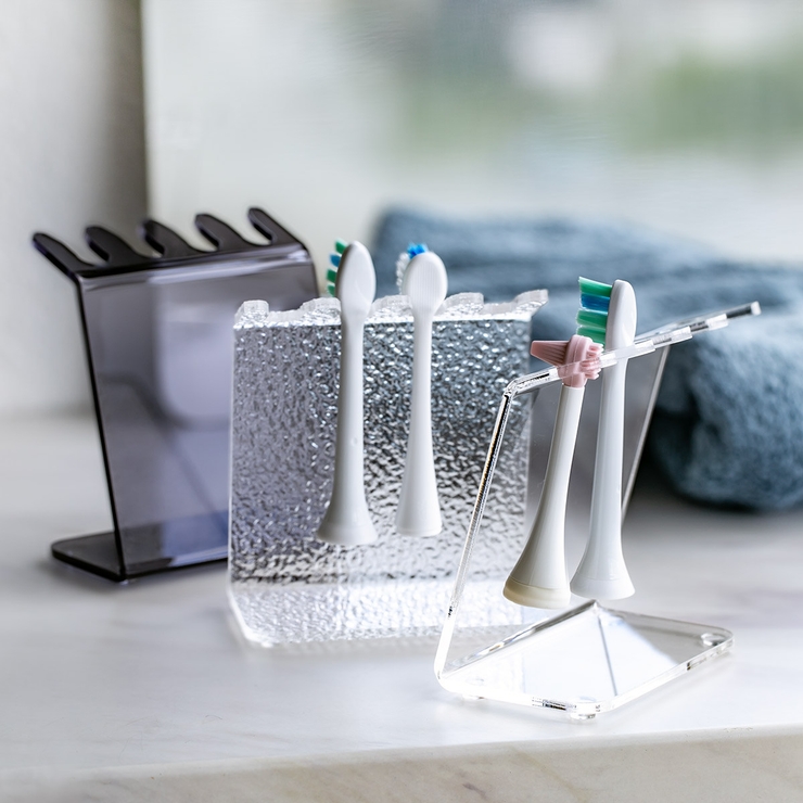 電動歯ブラシスタンド amenist アクリル製 | livingut | 詳細画像18 