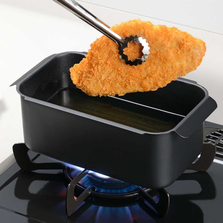 天ぷら鍋 角型 IH対応 | livingut | 詳細画像2 