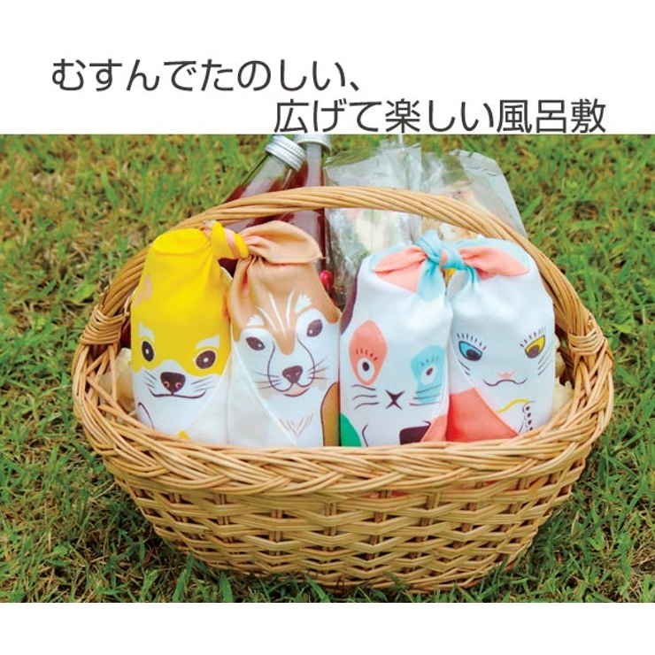 風呂敷 中巾 どうぶつコチャエ | livingut | 詳細画像2 