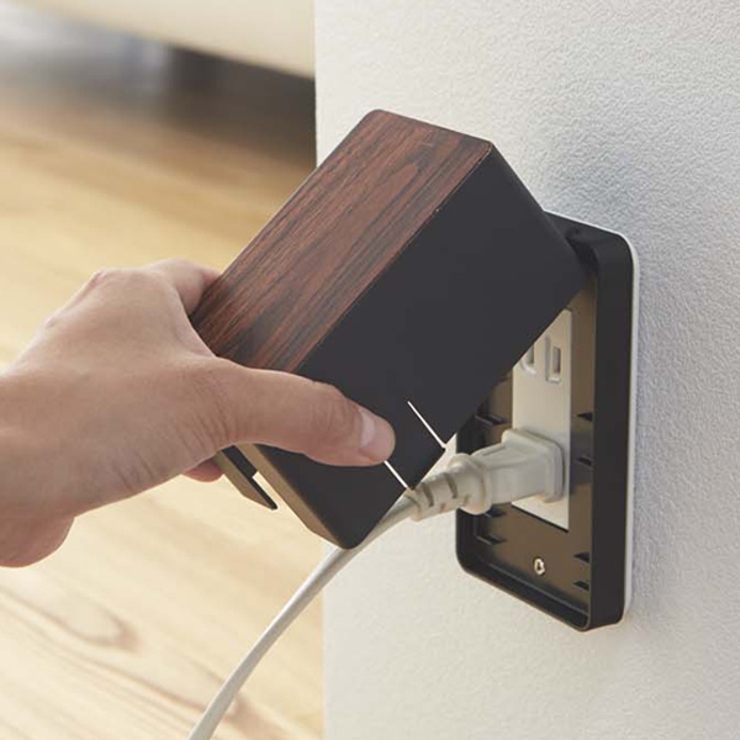 コンセントガード Woody 山崎実業 | livingut | 詳細画像5 