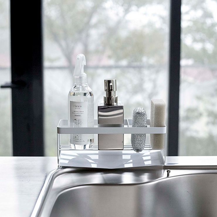 水が流れるスポンジ＆ボトルホルダー タワー スポンジラック | livingut | 詳細画像11 