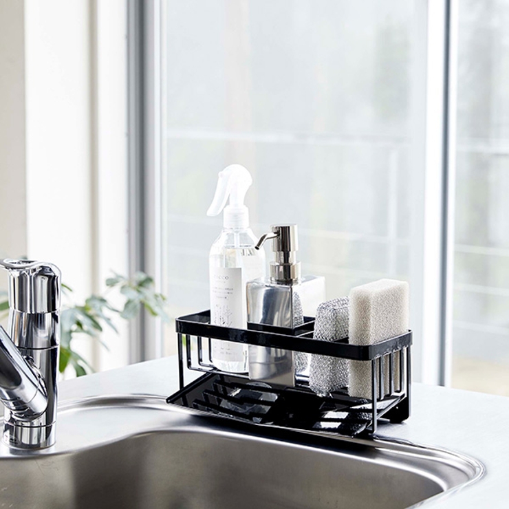 水が流れるスポンジ＆ボトルホルダー タワー スポンジラック | livingut | 詳細画像4 