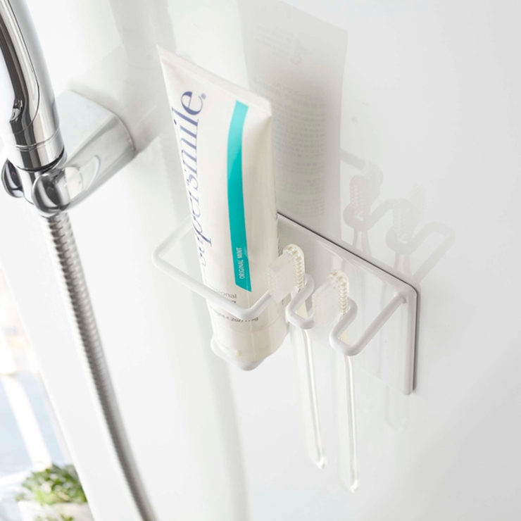 山崎実業 tower マグネットバスルームチューブ＆トゥースブラシホルダー | livingut | 詳細画像9 