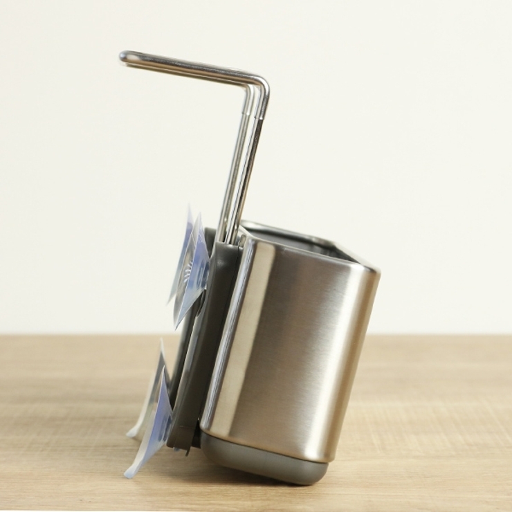 スポンジホルダー スリムシンクキャディ シルバー | livingut | 詳細画像14 