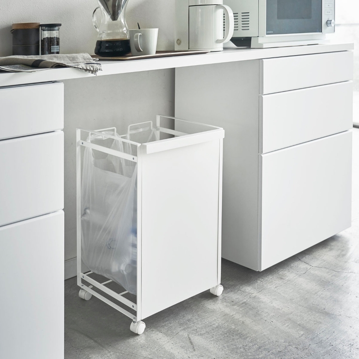 山崎実業 tower 目隠し分別ダストワゴン | livingut | 詳細画像14 