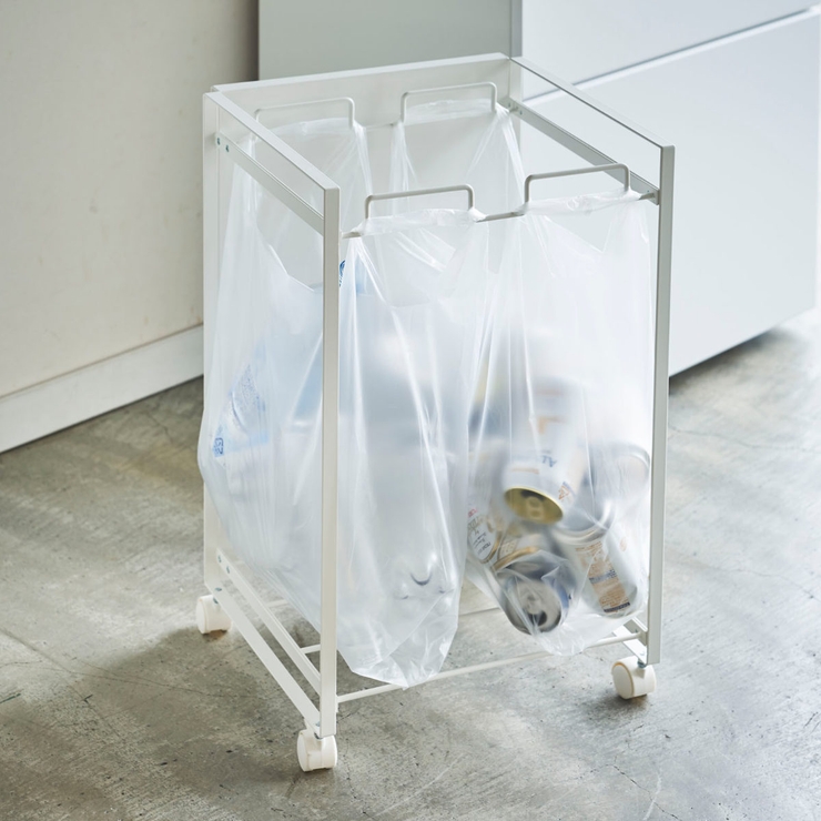 山崎実業 tower 目隠し分別ダストワゴン | livingut | 詳細画像15 