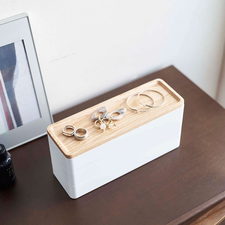 RIN トレー付きスリムアクセサリーケース 3段 | livingut | 詳細画像9 