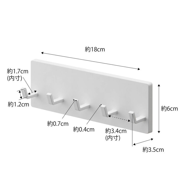山崎実業 MIST フィルムフック | livingut | 詳細画像3 