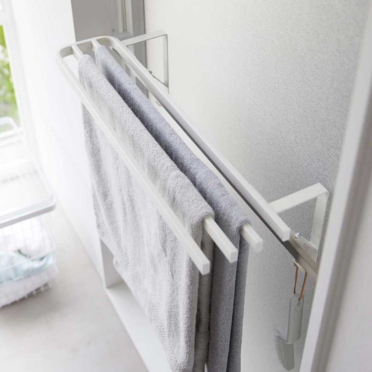 山崎実業 tower 浴室扉タオル掛け上 | livingut | 詳細画像18 