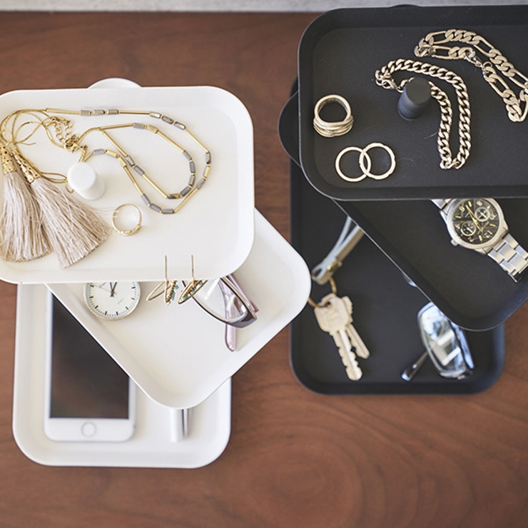 山崎実業 tower アクセサリー3段トレー | livingut | 詳細画像13 