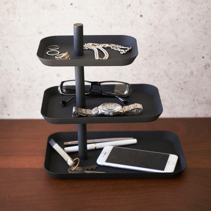 山崎実業 tower アクセサリー3段トレー | livingut | 詳細画像15 