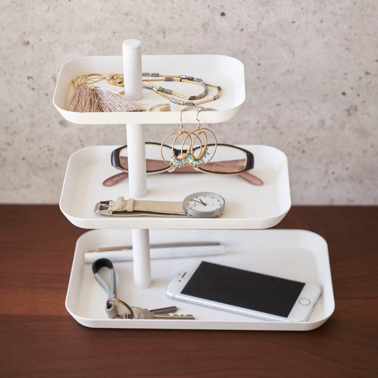 山崎実業 tower アクセサリー3段トレー | livingut | 詳細画像9 