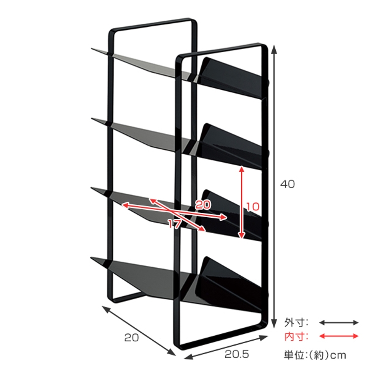 山崎実業 tower シンク下ボトルストッカー | livingut | 詳細画像4 
