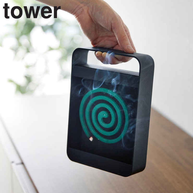 山崎実業 tower ハンドル付き蚊取り線香スタンド | livingut | 詳細画像1 