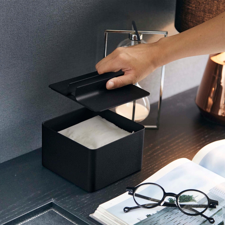 山崎実業 tower 蓋付きハーフティッシュケース | livingut | 詳細画像11 