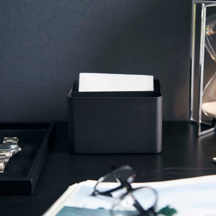 山崎実業 tower 蓋付きハーフティッシュケース | livingut | 詳細画像9 