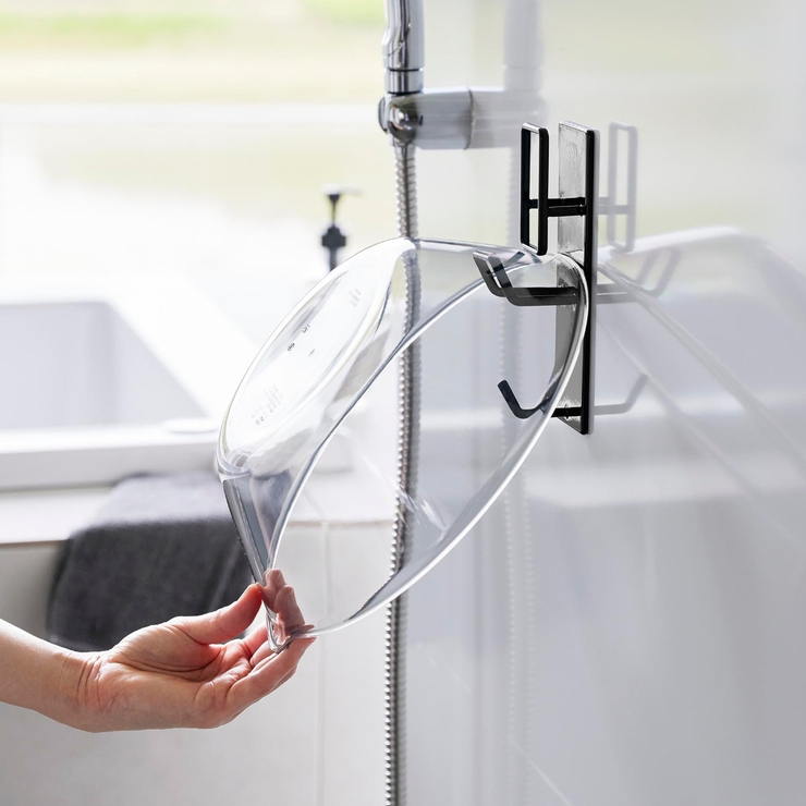 山崎実業 tower マグネットバスルーム手おけ＆湯おけホルダー | livingut | 詳細画像10 