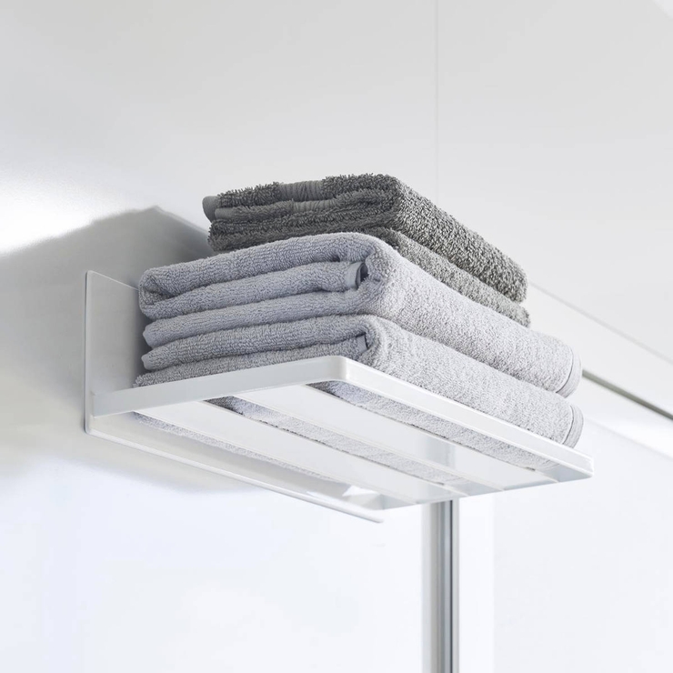 マグネットバスルーム バスタオル棚 ミスト | livingut | 詳細画像9 