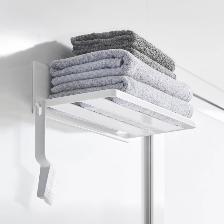 マグネットバスルーム バスタオル棚 ミスト | livingut | 詳細画像10 