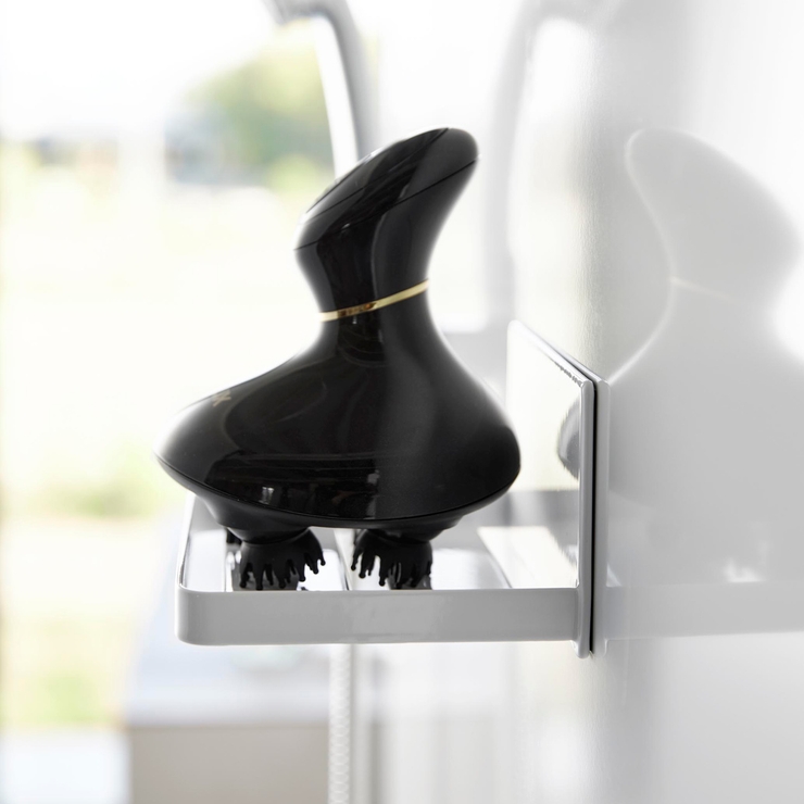 山崎実業 tower マグネットバスルームヘッドマッサージ器収納ラック | livingut | 詳細画像12 