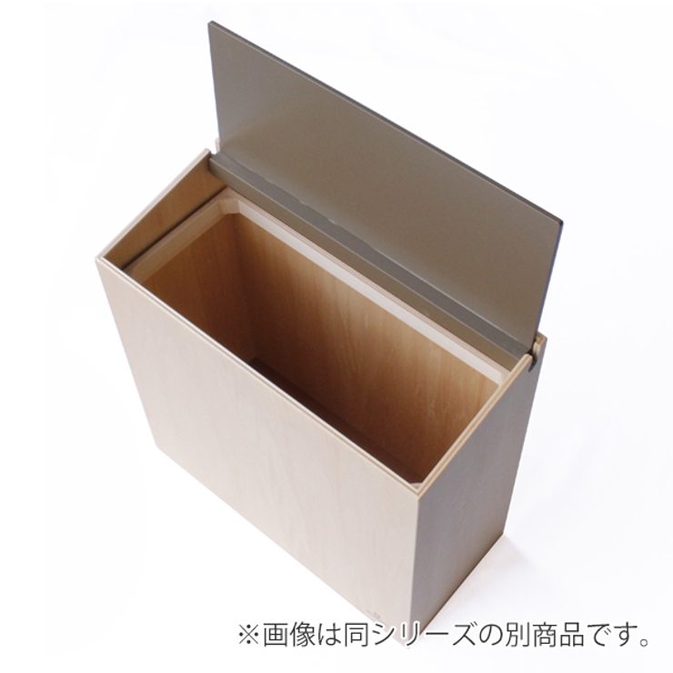 ゴミ箱 木製 ふた付き[品番：KRFH0009793]｜livingut