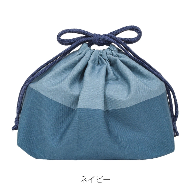 巾着 モノクロームランチ巾着 弁当袋 | livingut | 詳細画像2 