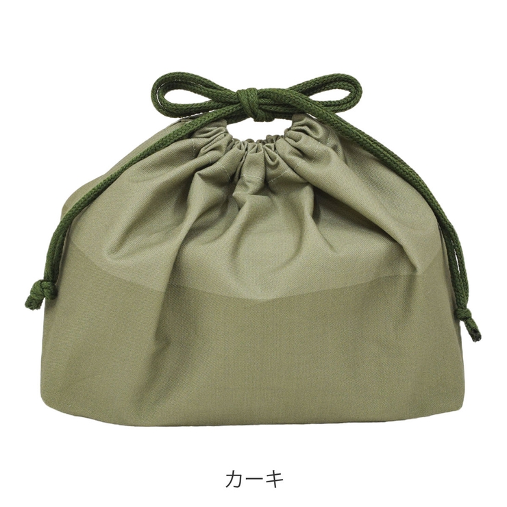 巾着 モノクロームランチ巾着 弁当袋 | livingut | 詳細画像3 