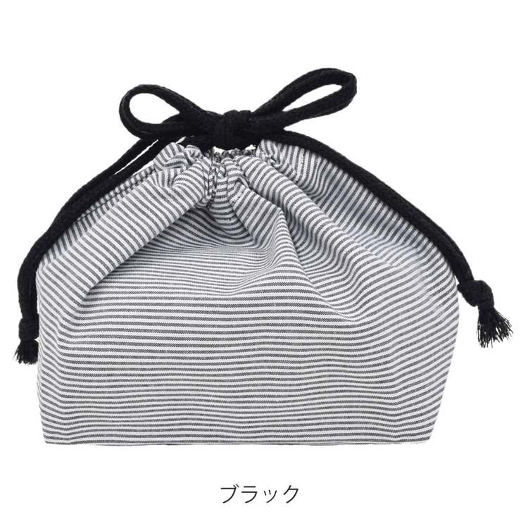 巾着 ボーダーランチ巾着 弁当袋 | livingut | 詳細画像5 