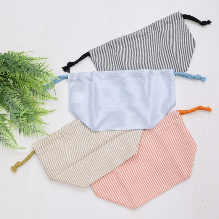 巾着 ボーダーランチ巾着 弁当袋 | livingut | 詳細画像6 