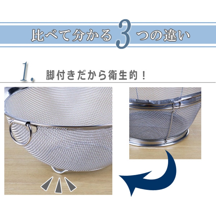 丸型ザル 18cm クックパル | livingut | 詳細画像4 