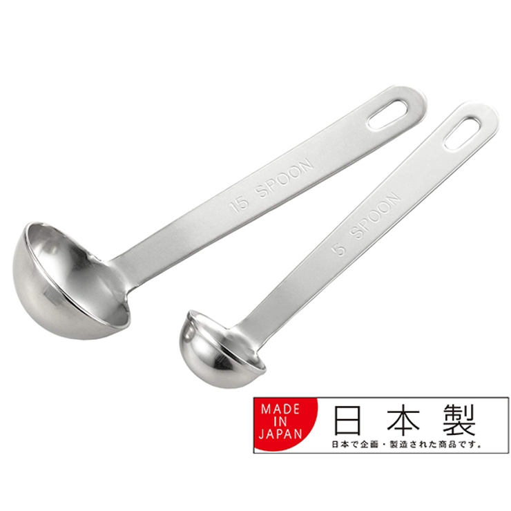 計量スプーン料理のいろは 厚板計量スプーン 大さじ小さじ | livingut | 詳細画像2 