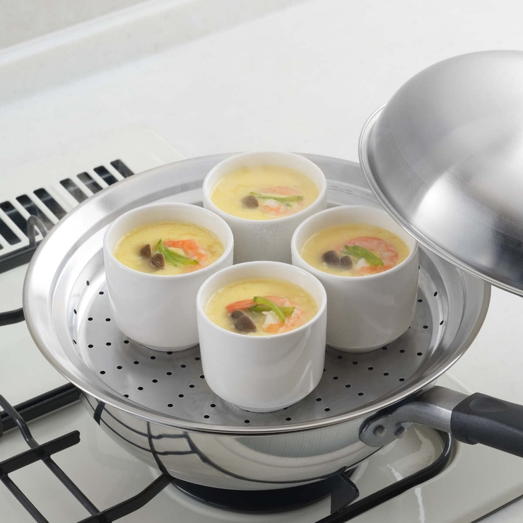 蒸し皿 24～26cm用 フライパンにのせて簡単蒸しプレート | livingut | 詳細画像13 