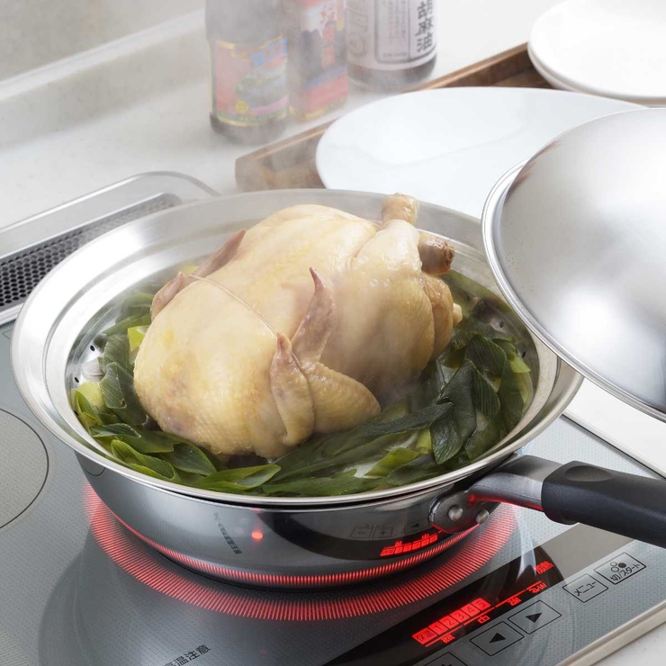 蒸し皿 24～26cm用 フライパンにのせて簡単蒸しプレート | livingut | 詳細画像3 