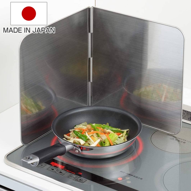 レンジガード オールステンレス使うときだけ！コンロガード 2面タイプ | livingut | 詳細画像1 
