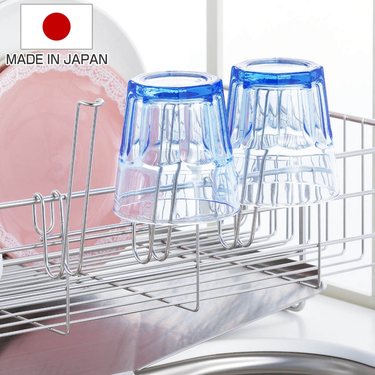 グラスホルダー シンクサイド幅の広がる水切り用 ３連グラスホルダー | livingut | 詳細画像1 