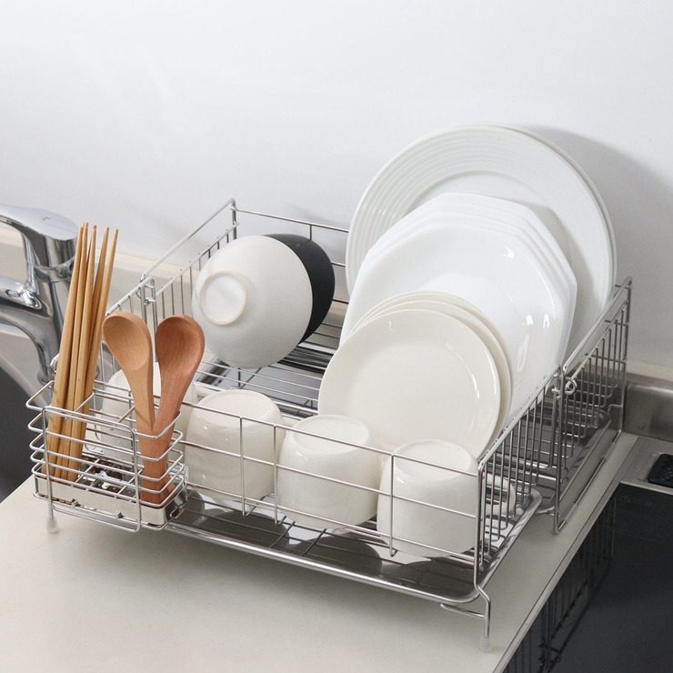 水切りラック オールステンレス広げて使える水切り シンク上 | livingut | 詳細画像19 