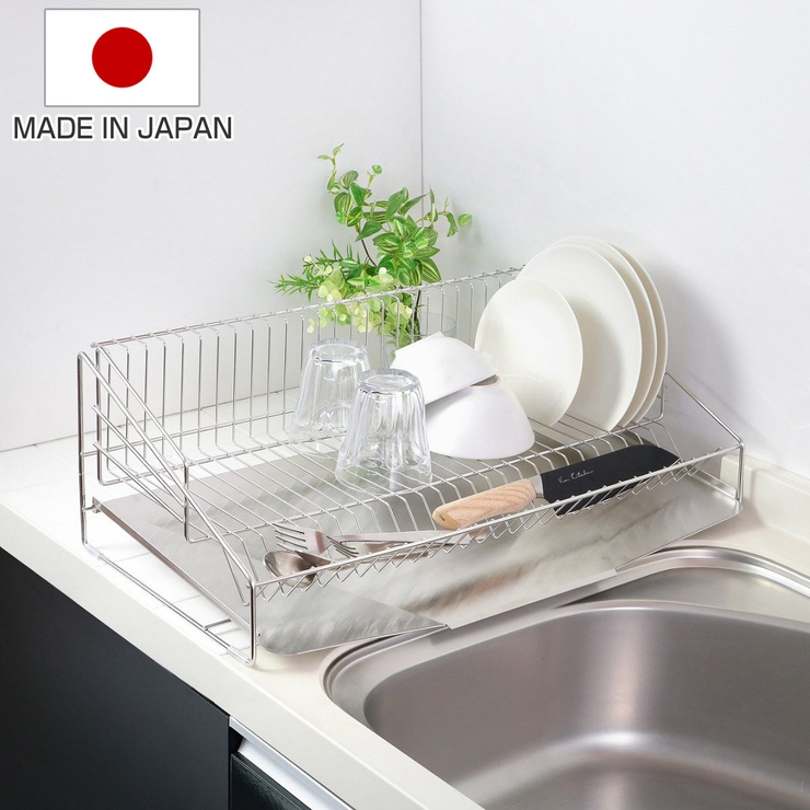 水切りラック 収納上手な水切りラック 日本製 | livingut | 詳細画像1 