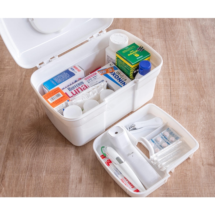 救急箱 収納ケース トレー付き | livingut | 詳細画像7 