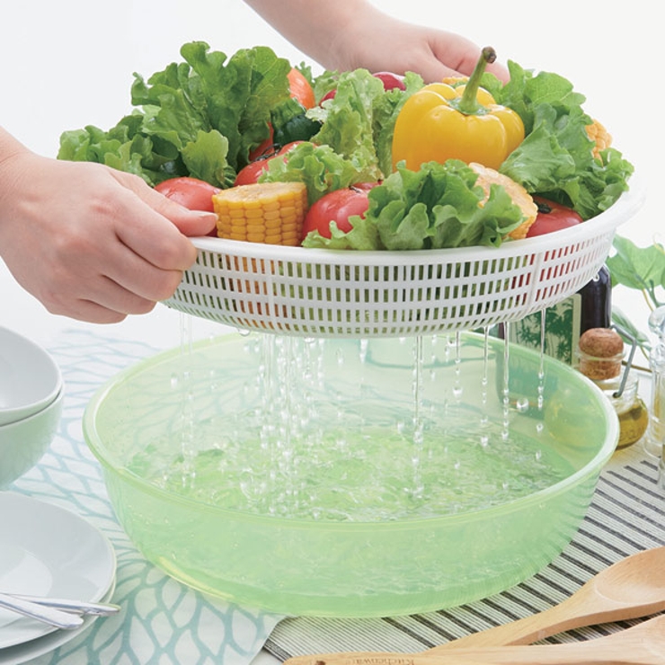 水切りかご 卓上水切り 野菜水切り | livingut | 詳細画像4 