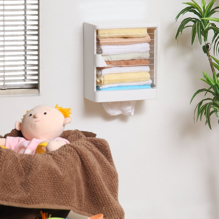 ペーパータオルホルダー 壁に取り付けられるタオルホルダー ペーパータオル | livingut | 詳細画像5 