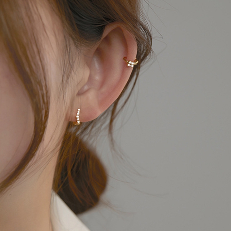 ピアス ミニリングピアス フープ | IRADOWL | 詳細画像3 